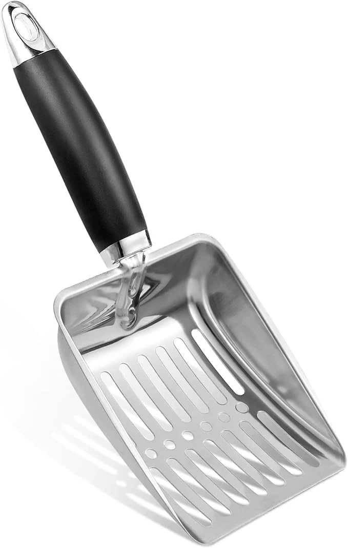 Dependable Stainless Steel Cat Litter Scoop Metal Cat Litter Scoop Kitty Metal Scooper Classic