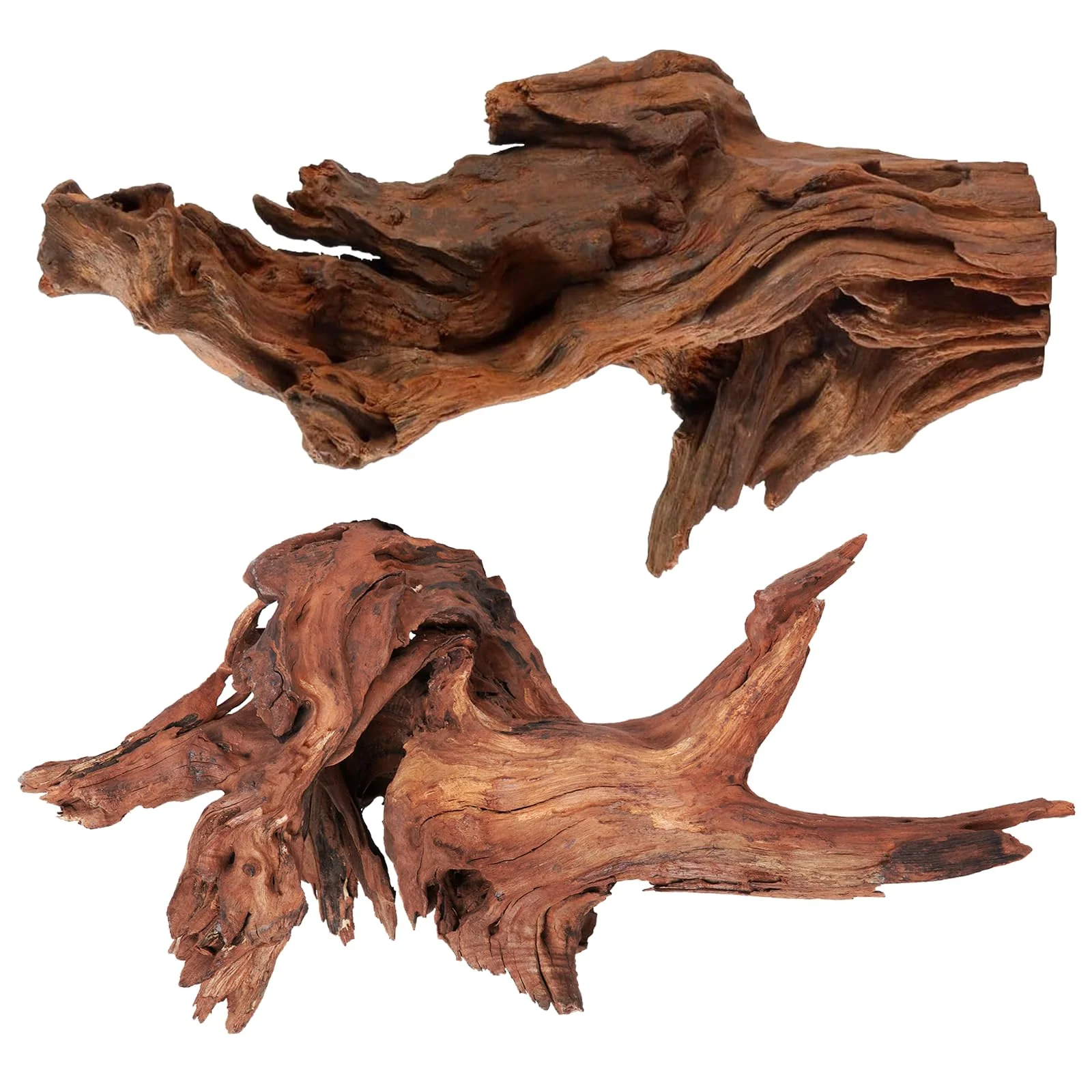 Clean WDEFUN Natural Extra Large Driftwood – 2-Piece 14–18 Inch Aquarium Reptile Decor Exclusive