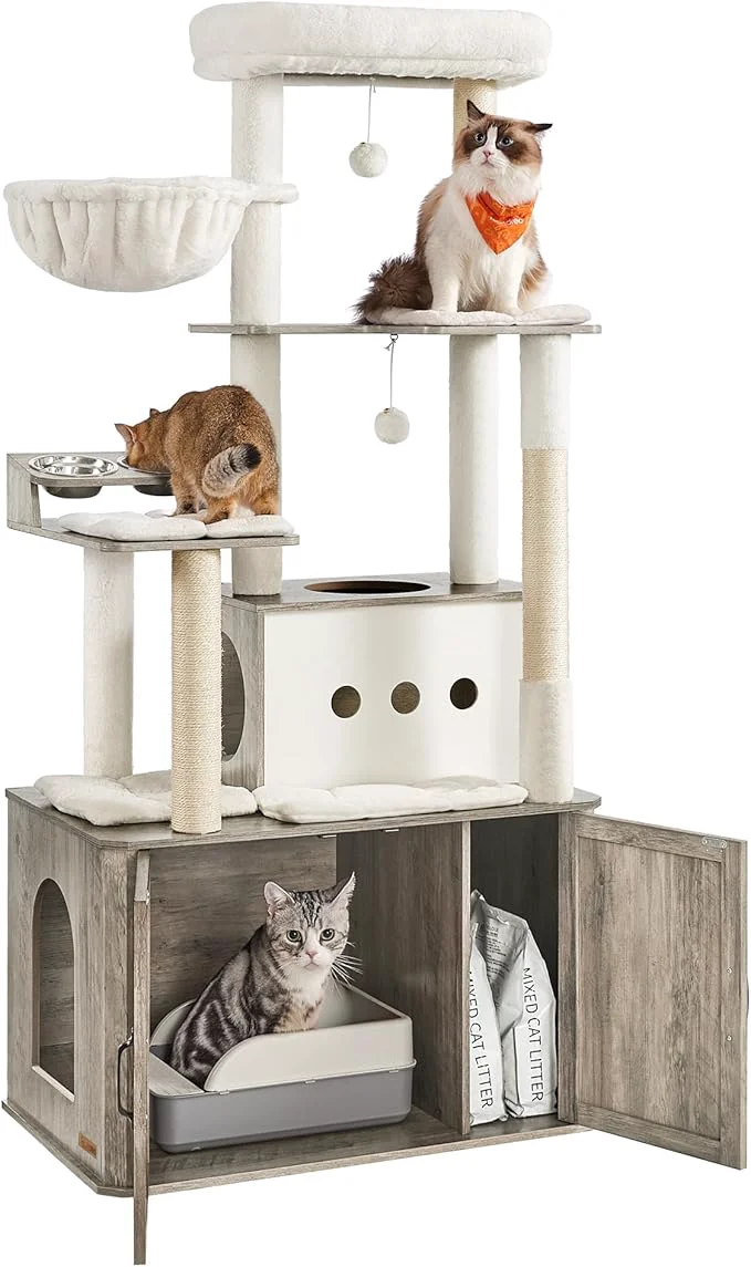 Exceptional Feandrea Cat Tree 66.9-Inch Cat Tower User-Friendly