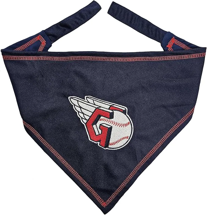 Modern Pets First MLB Cleveland Guardians TIE Bandana Small Medium. Dog Bandana Scarf First-Class