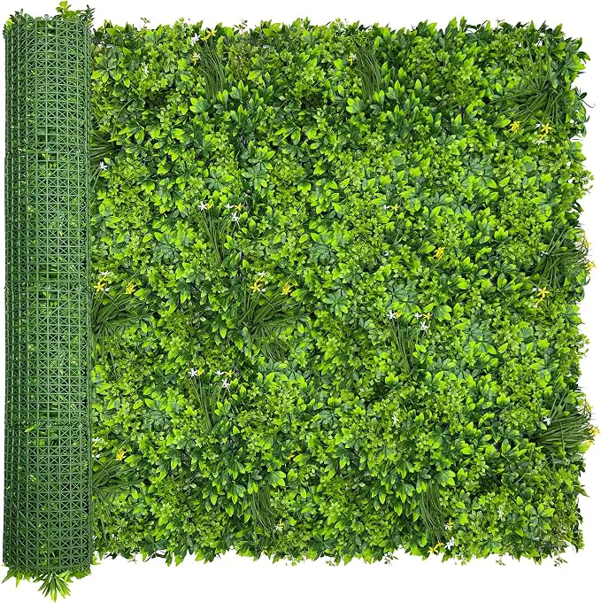 World-Class Artificial Plant Wall Roll 60 X 120 in UV-Anti Ivy Privacy Fence Screen Faux Exceptional