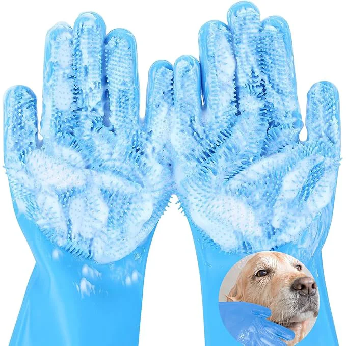 Refined Dog Washing Gloves for Shedding Bathing First-Class