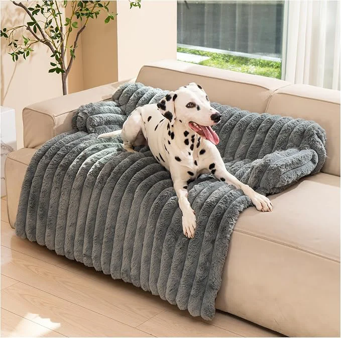 Comfortable Avont Dog Bed Mat for Couch Warm Fluffy Calming Sofa Topper Furniture Smart