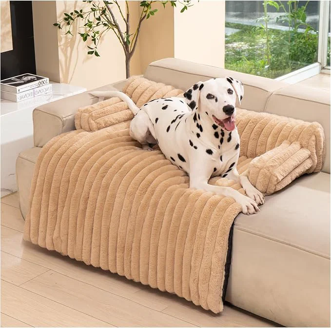 Unique Avont Dog Bed Mat for Couch Warm Fluffy Calming Sofa Topper Furniture Stylish