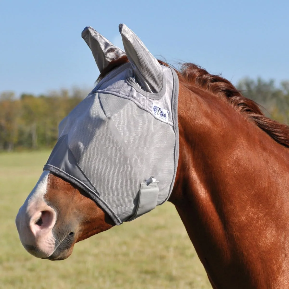 Exclusive Cashel Crusader Mule Fly Mask Standard with Ears Fly Protection UV Shield Relaxed