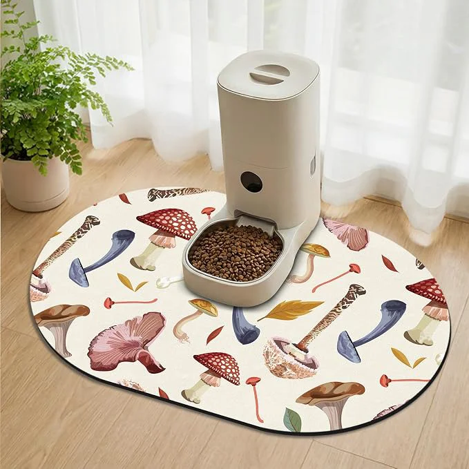 Classic Large Pet Feeding Mat – 28''x17'' Absorbent Dog Mat Excellent