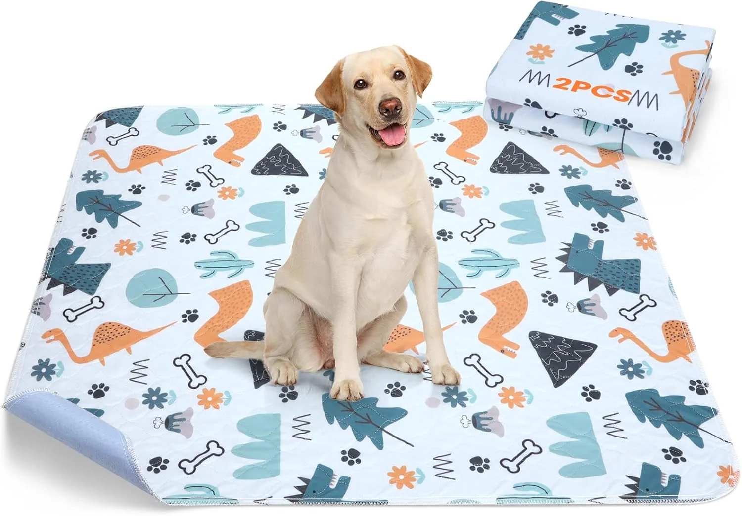 Authentic Washable Pee Pads for Dogs 2 Pack Large 48 x48 Super Outstanding