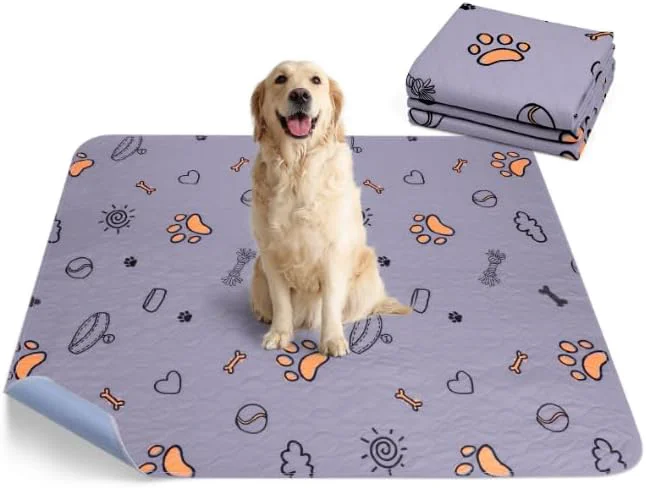 Enhanced Washable Pee Pads for Dogs 2 Pack Large 34 x36 Super Flexible