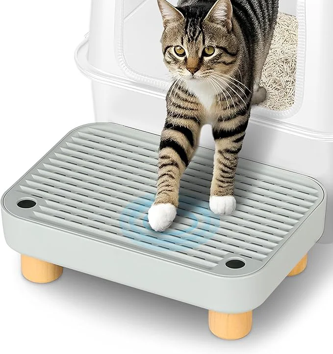 Durable Litter Box Step Litter Box Ramp Catcher Official