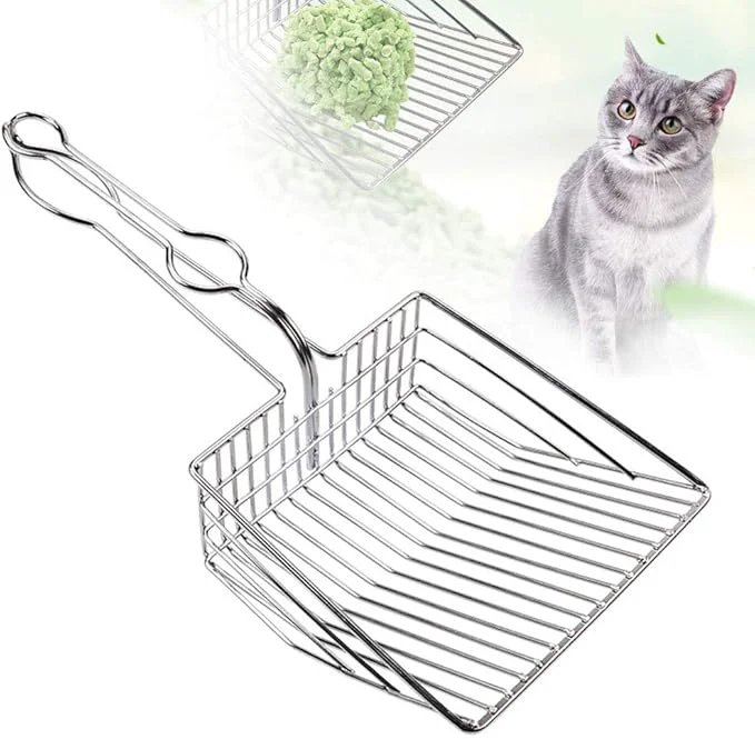Artisan Cat Litter Scoop Durable Metal Pet Kitty Kitten Sifter Heavy Duty Consistent