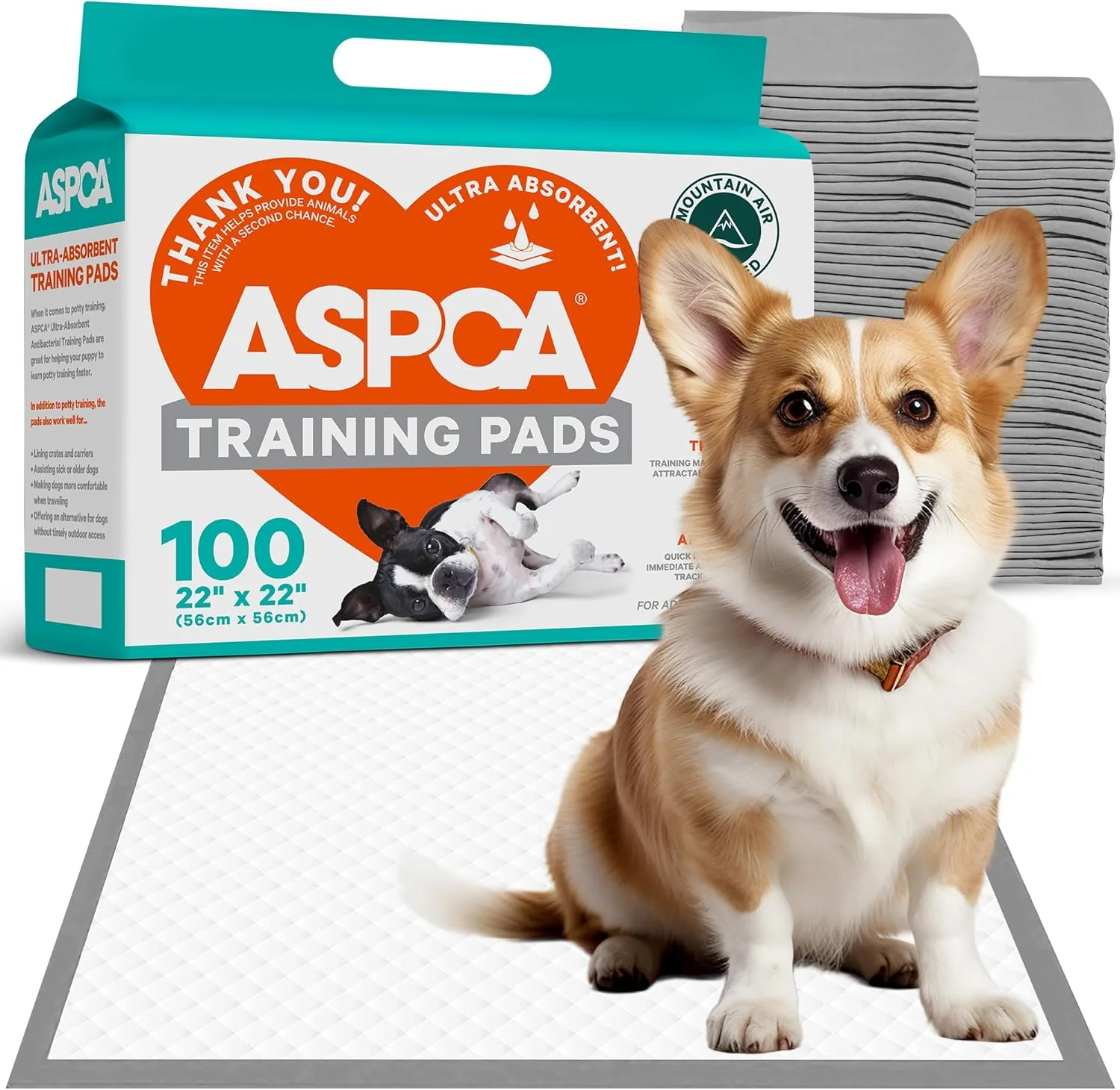 Flexible Scented Puppy Pads 100 Count Dog Pee Pads for Training Absorbent Potty Pads for Dogs Quick-Drying Leakproof Large Dog Pads with Odor Control 22 x22 Puppy Pads for Indoor or Outdoor Use High-Quality