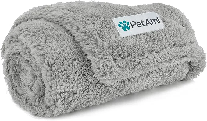 Environmentally Friendly PetAmi Fluffy Waterproof Dog Blanket Safe