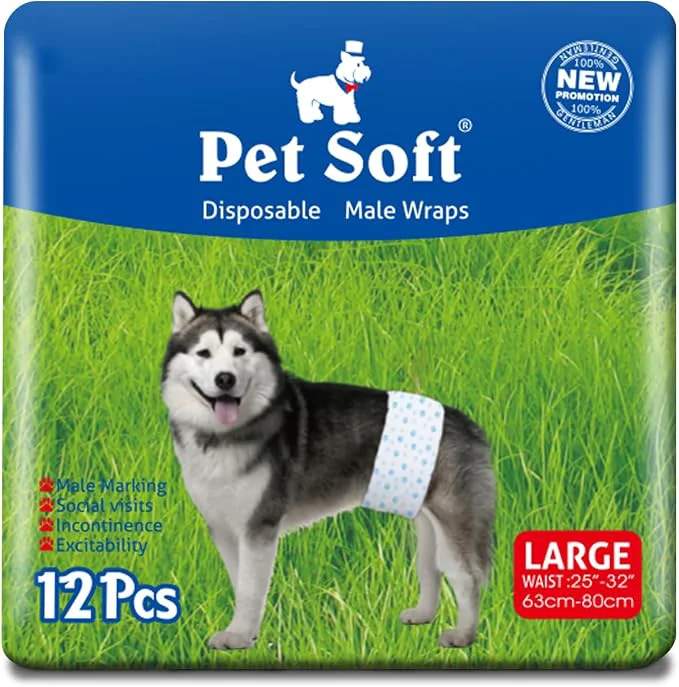 Modern Pet Soft Disposable Male Dog Wraps Durable