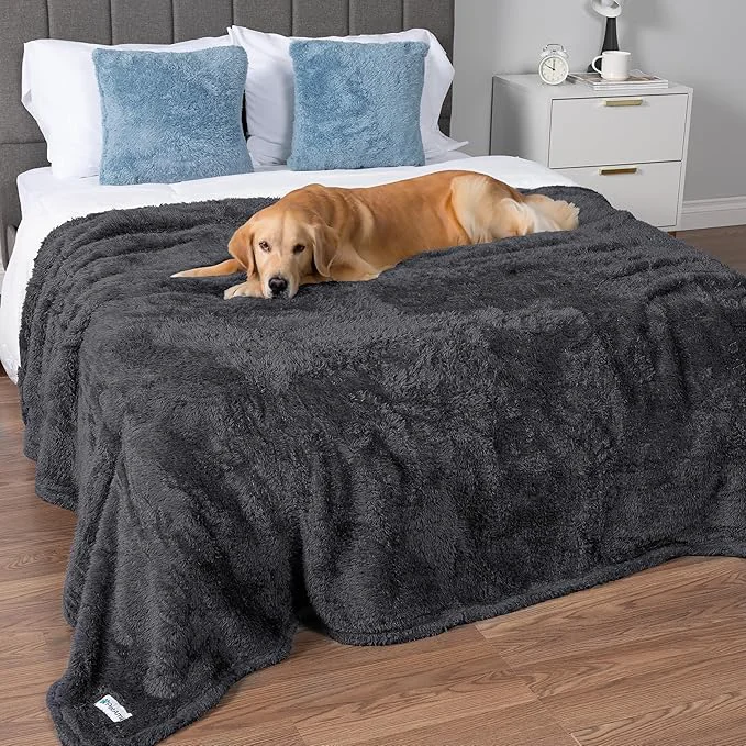 Unique PetAmi Fluffy Waterproof Dog Blanket Secure
