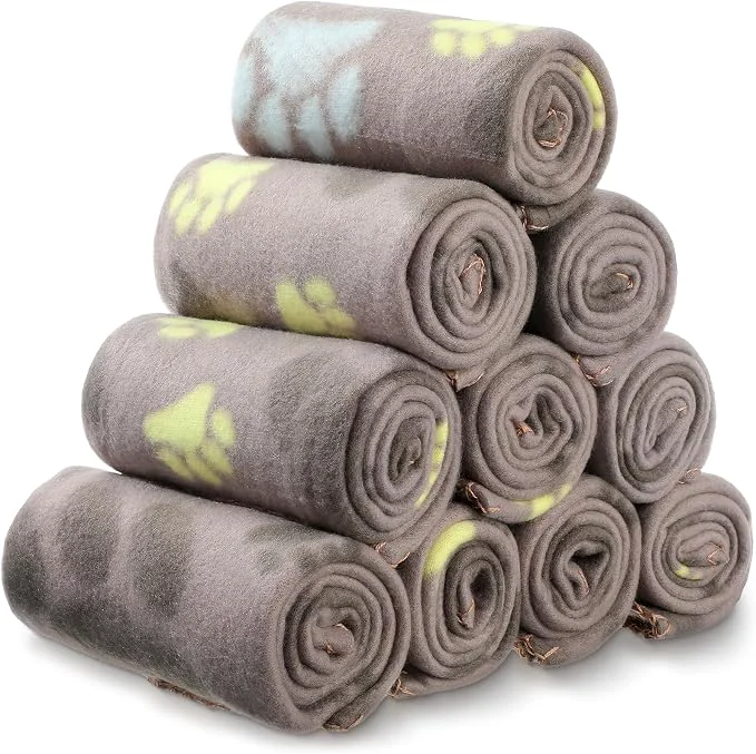 Secure Tatuo 10 Pieces Pet Blankets Soft
