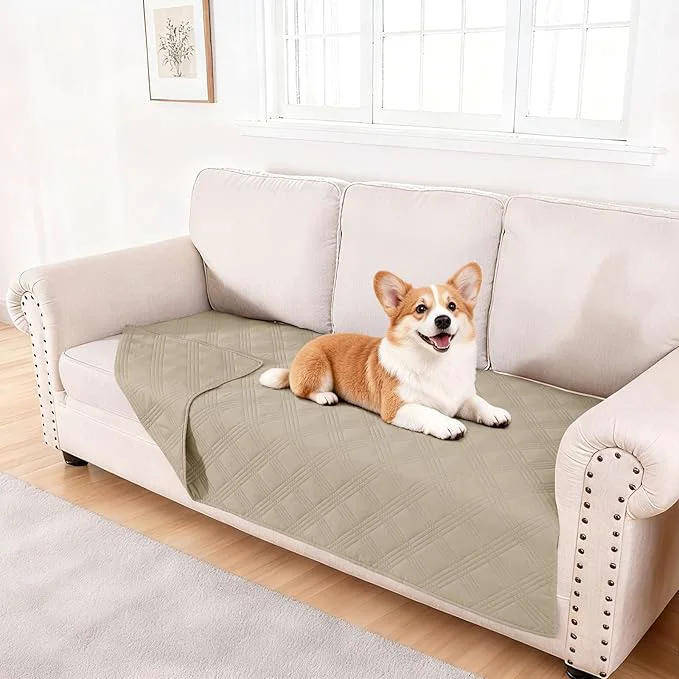 Responsible hyha Waterproof Dog Blanket Reversible Pet Bed Blanket Soft Sofa Couch Cover Fine
