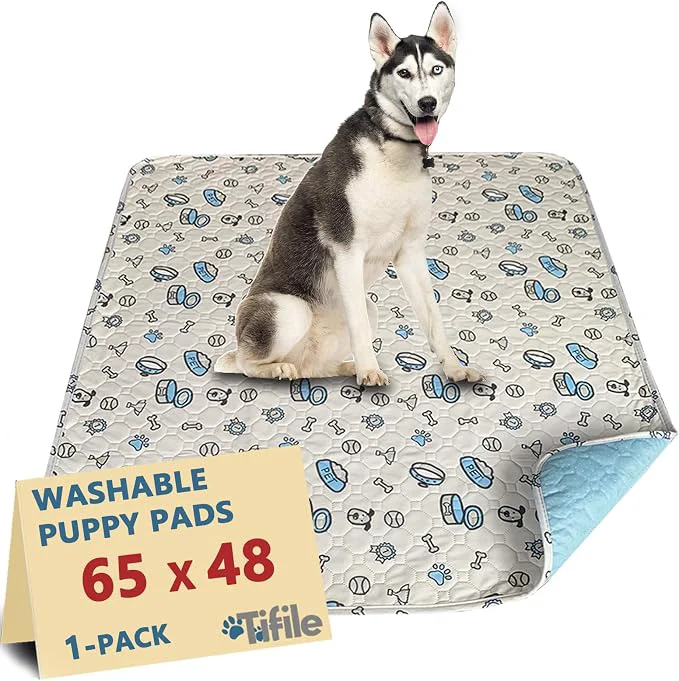 High-End Washable Pee Pads for Dogs 1 Pack Reusable Puppy Pad Absorbent Whelping Efficient