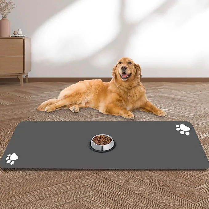 High-Quality Large Pet Feeding Mat 39.4 x31.5 Absorbent Quick Dry Dog Mat Carefully Designed