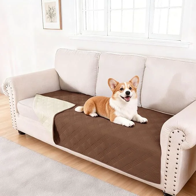 Effective hyha Waterproof Dog Blanket Reversible Pet Bed Blanket Soft Sofa Couch Cover High-Grade