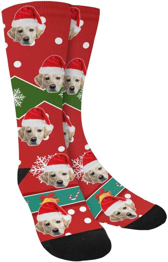 Trusted Custom Face Socks Personalized Dog Lover Pet Photo Picture on Socks Unisex Lightweight