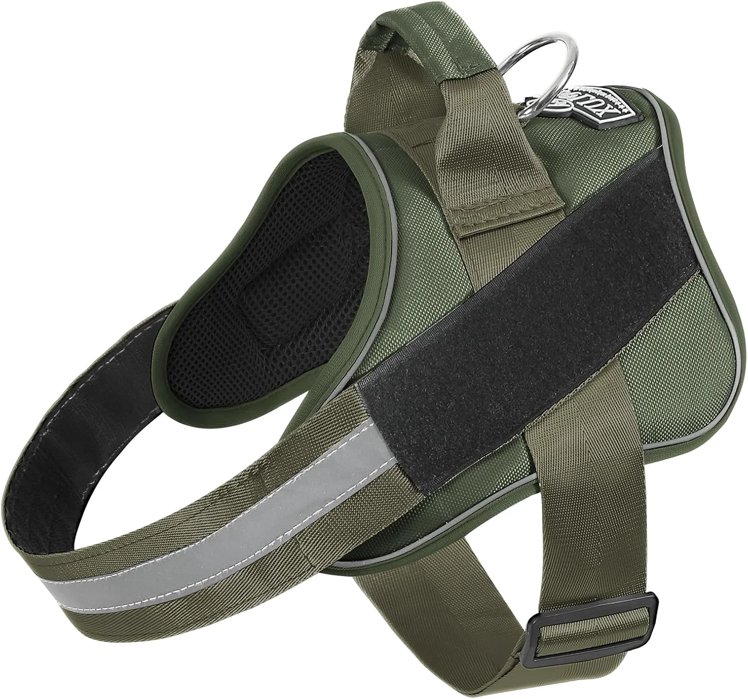 Classic Bolux Dog Harness No-Pull Reflective Dog Vest Breathable Adjustable Pet Harness with Handle for Outdoor Walking - No More Pulling Tugging or Choking Durable