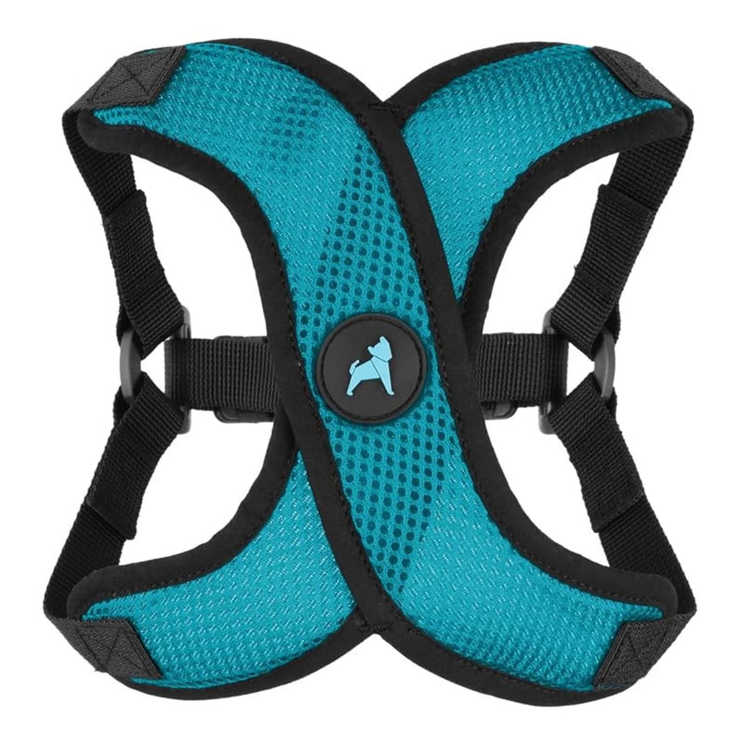 Clean Gooby Comfort X Step in Lite Harness - Turquoise Large Small Dogs Only – Choke- Escape- Lightweight