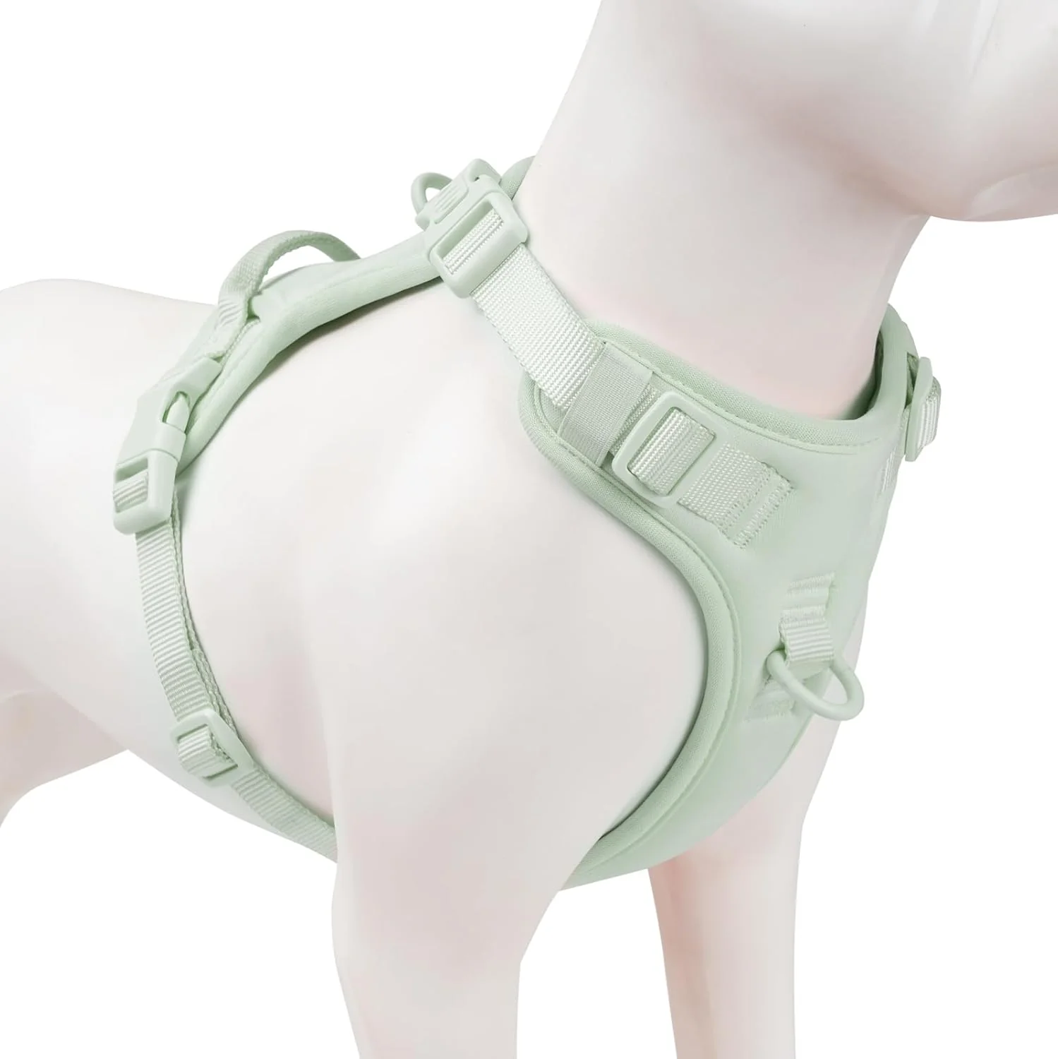 Versatile No Pull Dog Harness Puppy Vest with Front Clip for Small Medium Large Sized Dog Light Green XS Lightweight