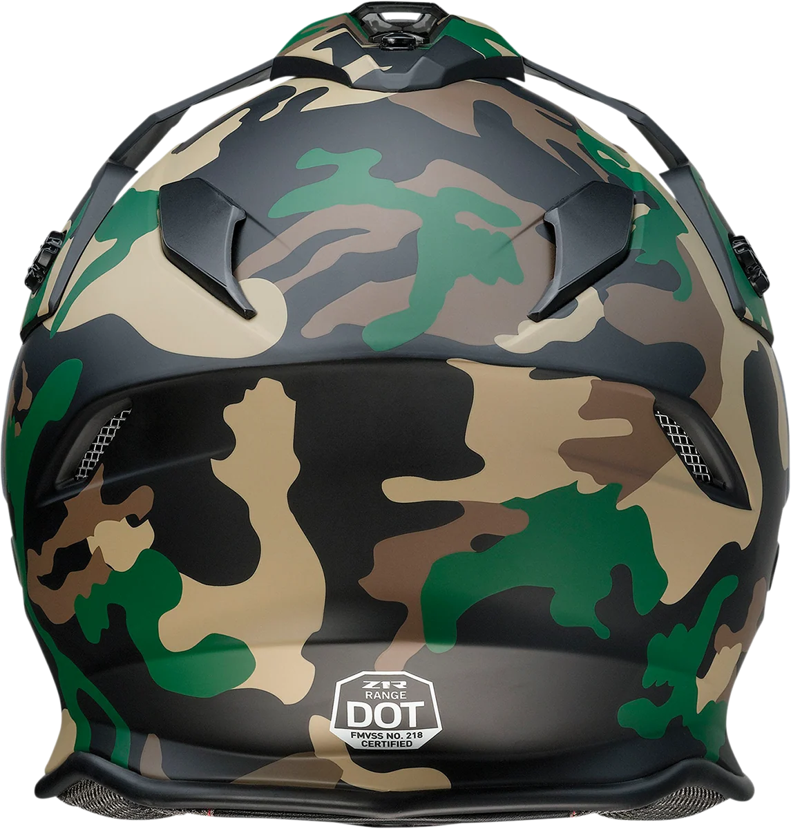 Breathable Z1R Range Helmet - Camo - Woodland - Large 0140-0084 Detailed