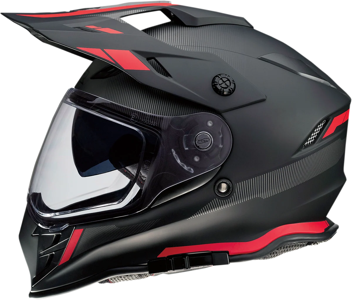 Classic Z1R Range Helmet - Uptake - Black Red - XL 0140-0017 Top-Quality