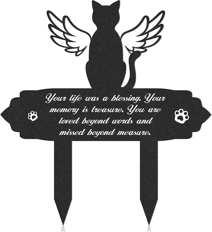 Detailed Cat Memorial Decorations Original Design