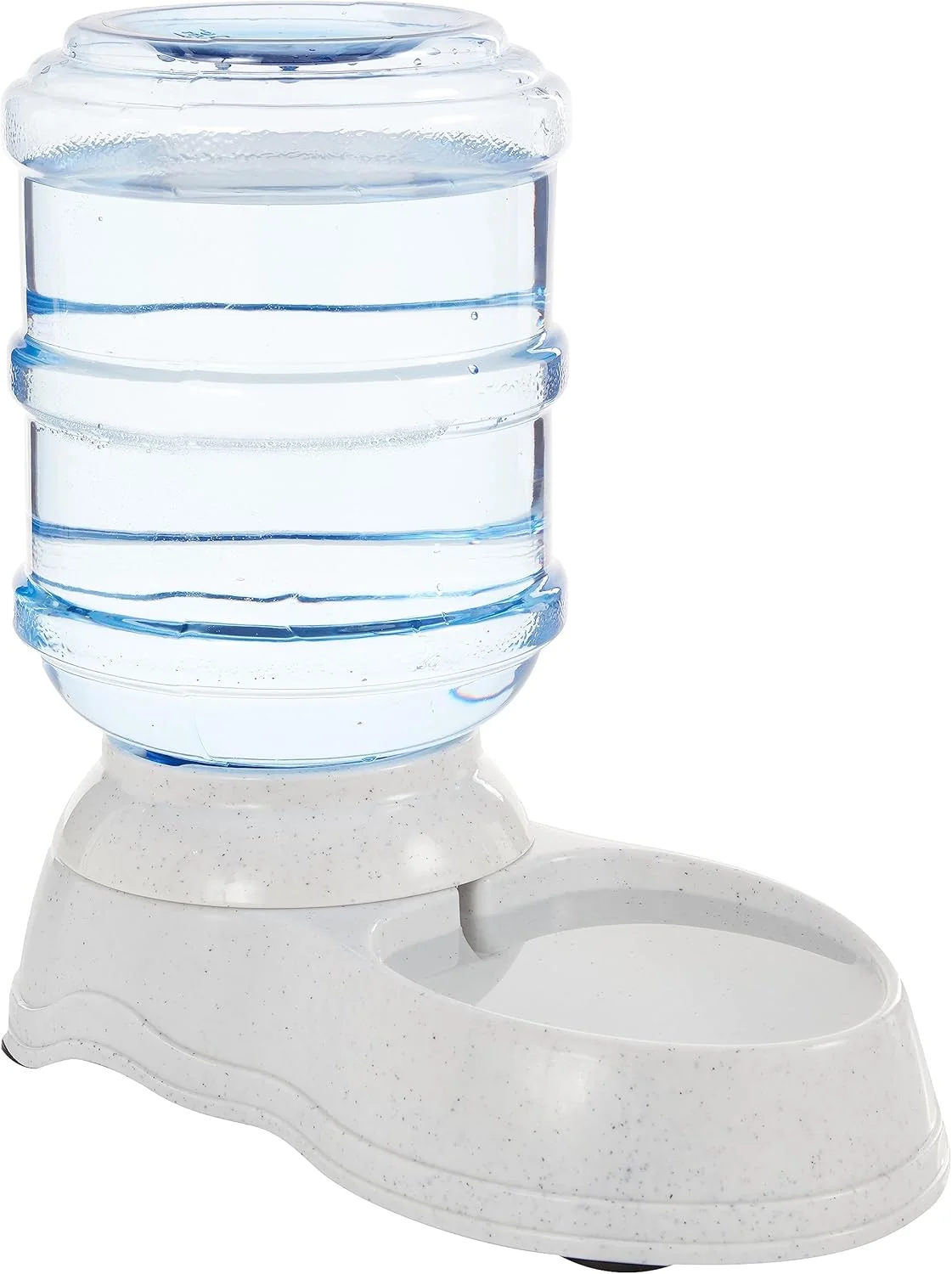 Original Amazon Basics Gravity Pet Water Dispenser for Cat Dog 1 gallon Capacity Small Gray Flexible