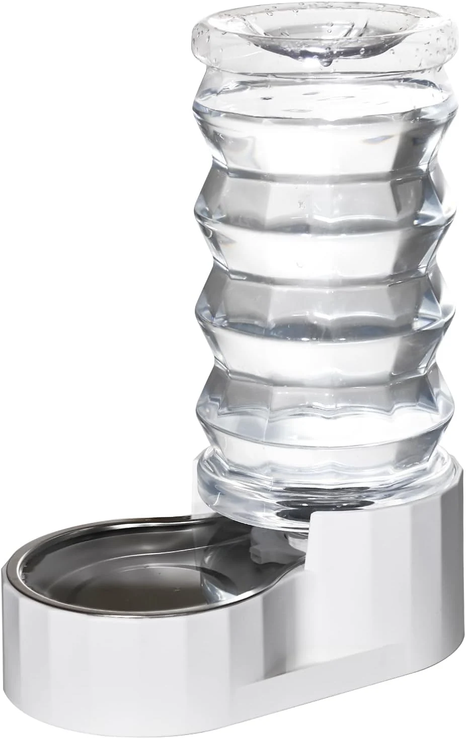 Professional RIZZARI Large Gravity Water Dispenser 8L Automatic Dog Water Feeder with Stainless Steel Bowl for Multiple Pets Superior