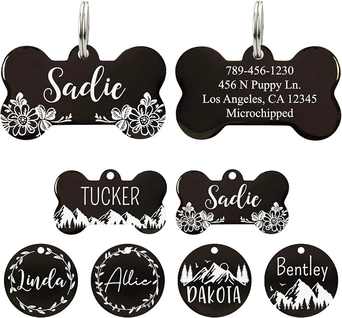 Functional Ultra Joys Stainless Steel Pet ID Tags Enhanced