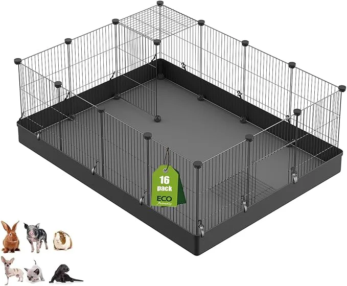 Reusable LANGXUN 16pcs Small Animal Pet Playpen Eco-Friendly