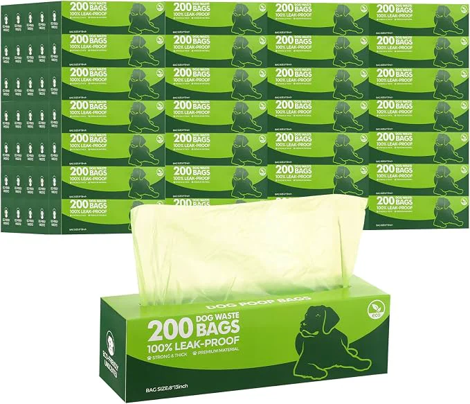 World-Class Sherr 20 Boxed Rolls 4000 Counts Dog Poop Bags Bulk Leak Proof Dog Waste Bags Secure