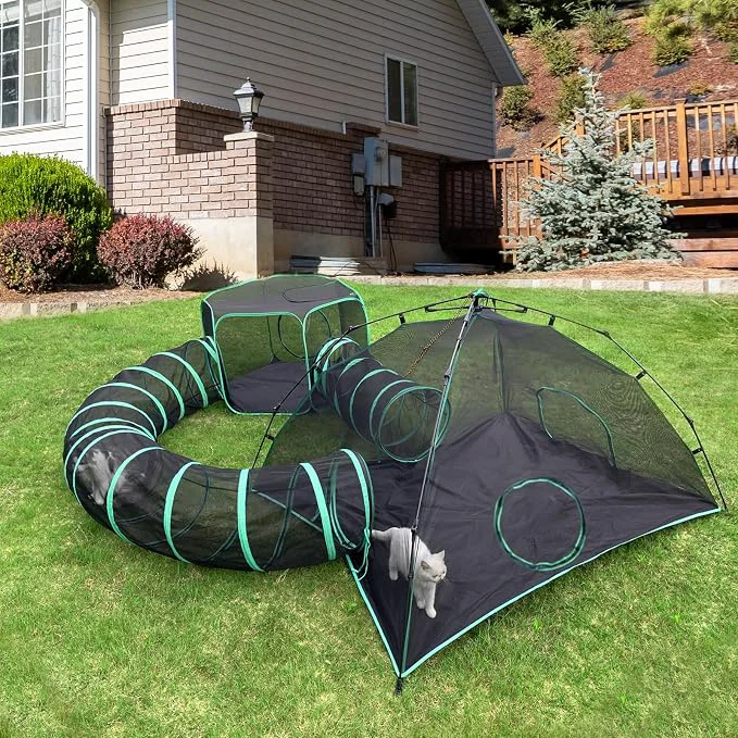 Unique Cat Tents for Outside Foldable Pet Playpen Trendy