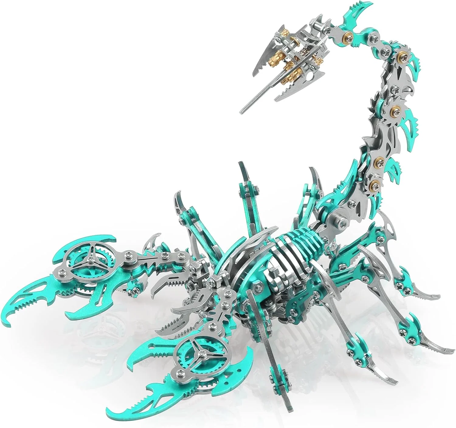 Prestigious Scorpion 3D Metal Puzzles Kits for Adults Teens – 454 Pcs – Mechanical Assembly Models – 4 Hours to Build – I for Gifts and Decorations Green Trusted