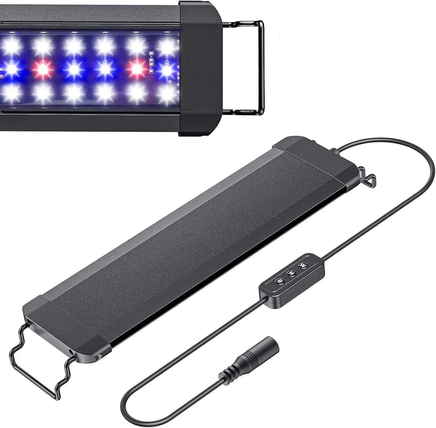 Sustainable Pawfly 11 W Terrarium Light for 12 to 18 Terrarium Extendable Reptile Tank Light with Full Spectrum Brilliant White Blue Red Lights with Day Night Modes and Adjustable Brightness Pure