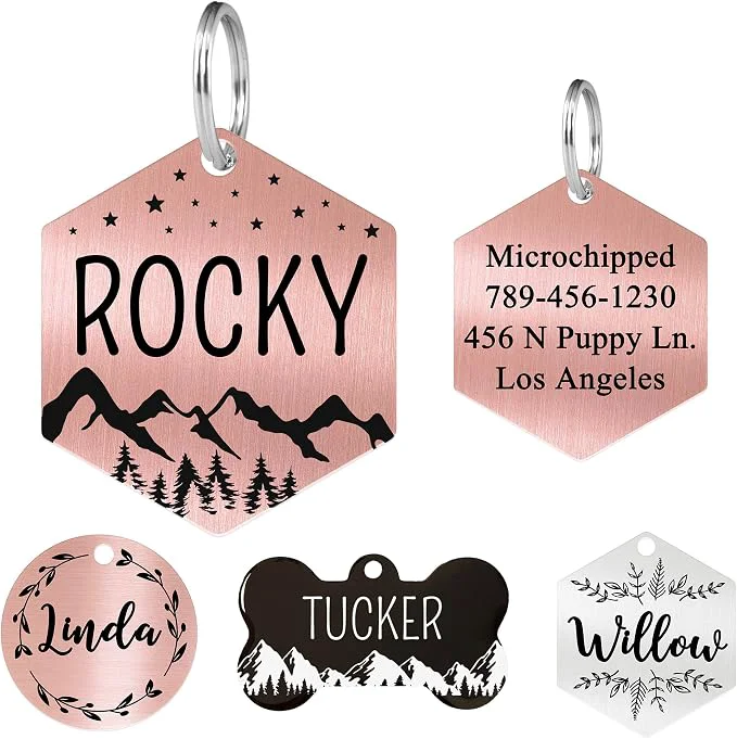 User-Friendly Ultra Joys Stainless Steel Pet ID Tag Refined
