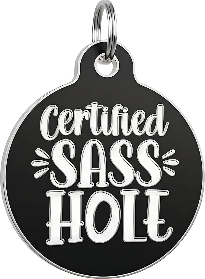 Smart Bad Tags Personalized Dog and Cat ID Tags in 25 Designs and 2 Sizes Reliable