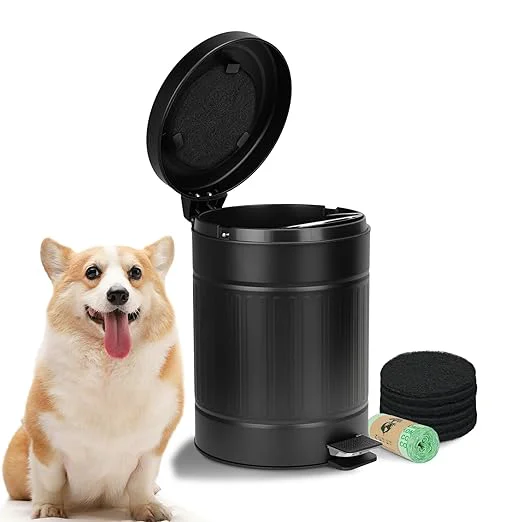Soft 5L 1.3 Gal Dog Poop Trash Can Dependable