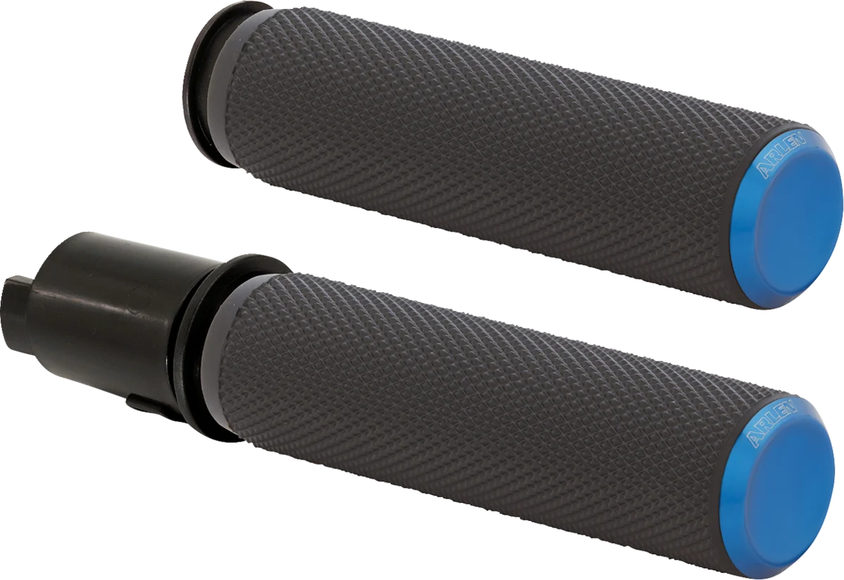 Stylish ARLEN NESS Grips - Knurled - TBW - Blue 500-053 Fine Crafted