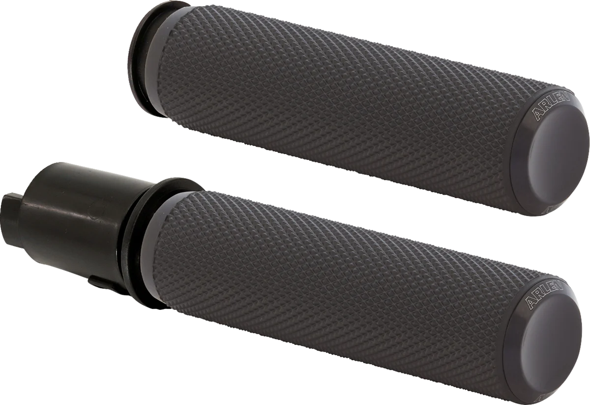 Durable ARLEN NESS Grips - Knurled - TBW - Black 500-050 Premium