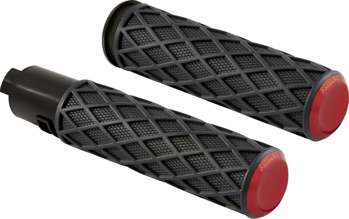 Durable ARLEN NESS Grips - Diamond - TBW - Red 500-061 Original Design