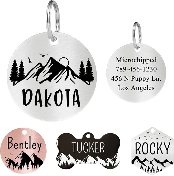 Artisan Ultra Joys Personalized Dog Cat Tags Green
