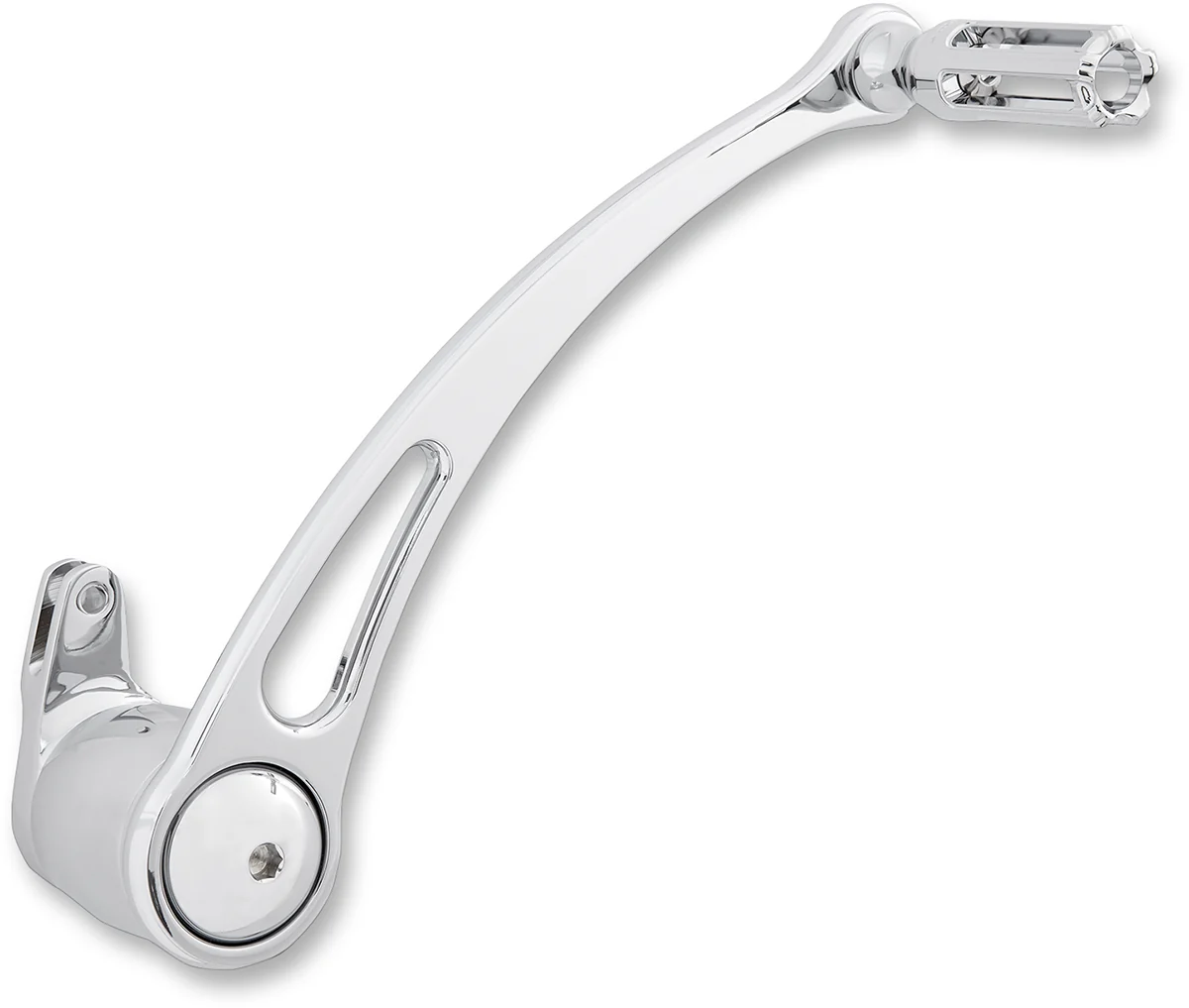 Easy-to-Use ARLEN NESS Brake Arm - 10 Gauge - Chrome - '14-'24 FL 40-120 Fine