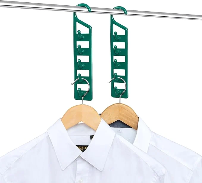 High-End CraftyCrocodile Space Saving Hangers for Clothes - 2 in Pack Heavy Duty Plastic Multi Closet Space Savers for Shirts Pants Jeans Sweaters - Hanger Organizer Space SaverAbout ThisOverview Proven