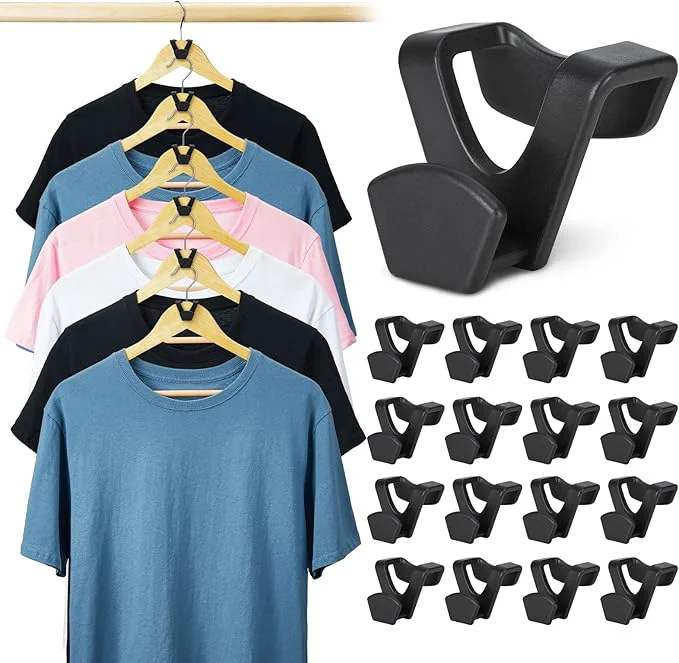 Clean Smartor Clothes Hanger Connector Hooks 120 Pack Closet Storage and Organization as Hangers Space Saving Hanger Add on Hook as Closet Organizer Stacking Hangers Cascading Space Saver BlackAbout ThisOverview Elite