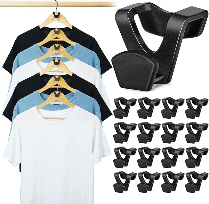 Traditional Smartor Clothes Hanger Connector Hooks 60 Pack Closet Storage and Organization as Hangers Space Saving Hanger Add on Hook as Closet Organizer Stacking Hangers Cascading Space Saver BlackAbout ThisOverview Fast