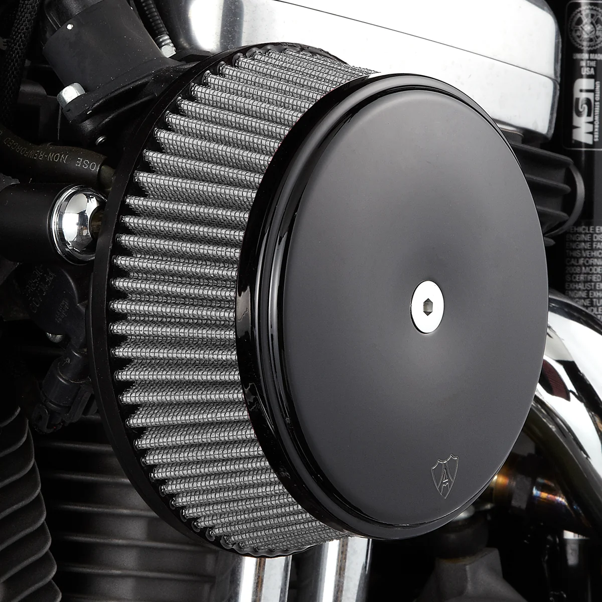 Crafted ARLEN NESS Big Sucker Stage I Air Filter Kit - Wrinkle Black 50-335 Stylish